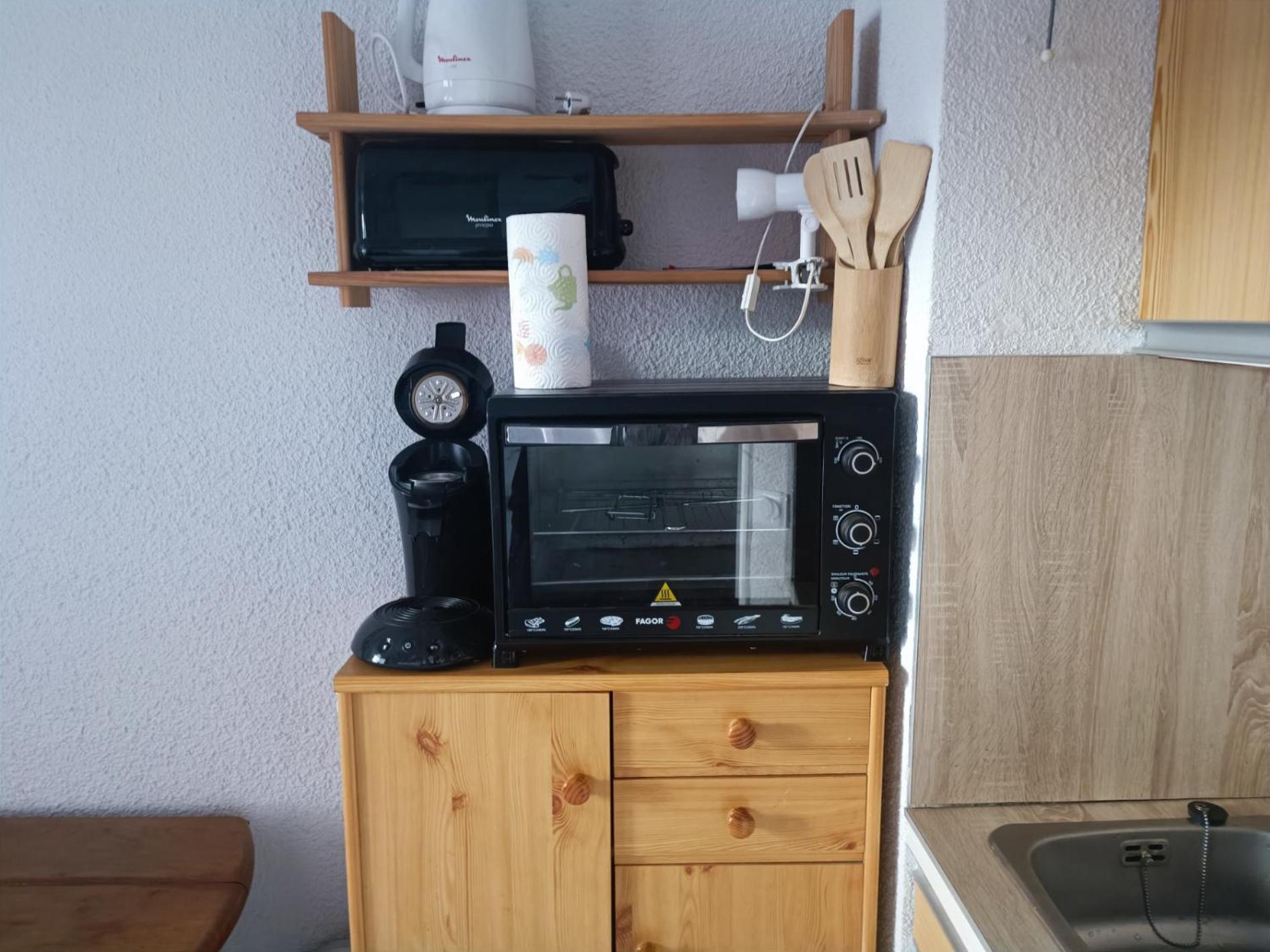 Appartement studio de 17m2 de 4 couchage vue sur montagne à Allos Extérieur photo