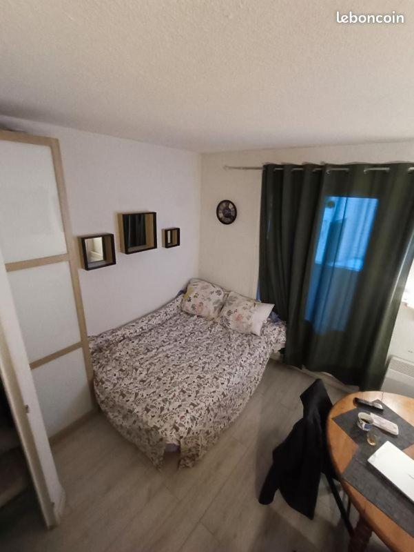 Appartement studio de 17m2 de 4 couchage vue sur montagne à Allos Extérieur photo